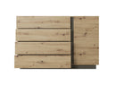 Arco Chest Of Drawers in Oak Artisan