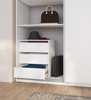Maxi MX-04 Sliding Door Wardrobe 200cm in White