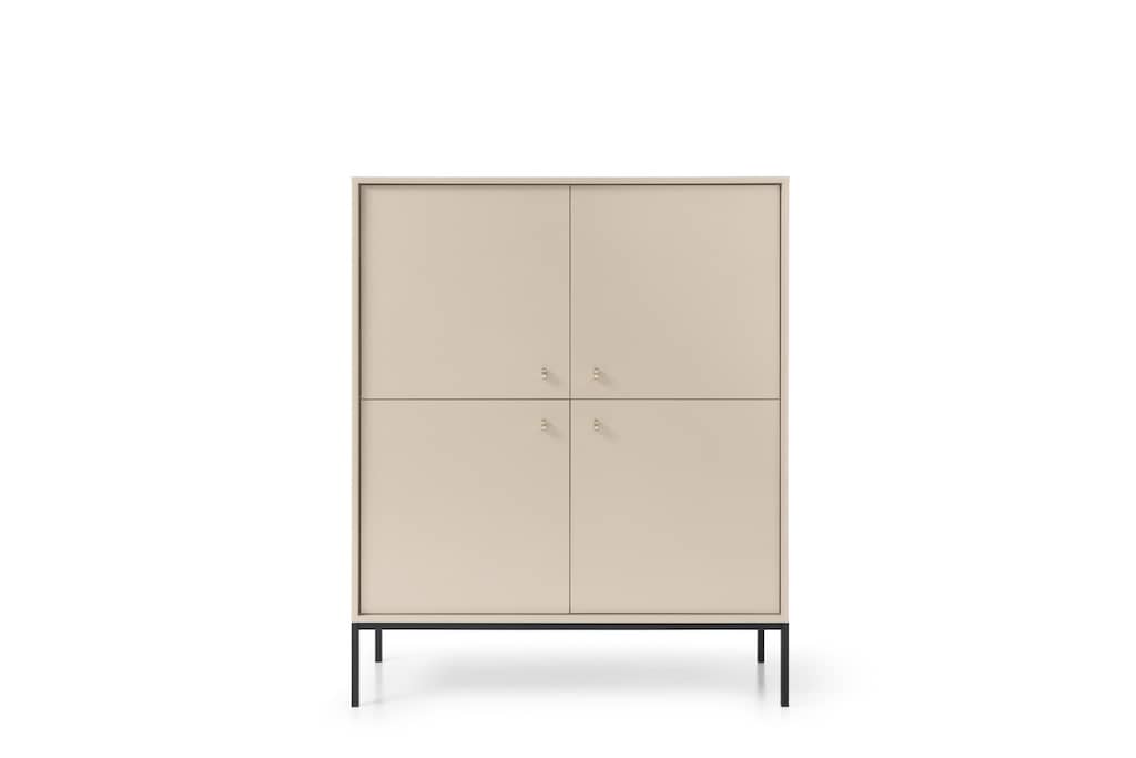 Mono Highboard Cabinet in Beige