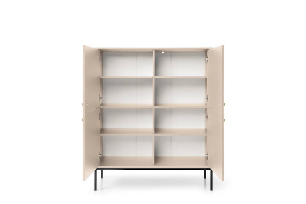 Mono Highboard Cabinet in Beige