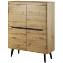 Nordi 2 Door Sideboard Cabinet in Oak Artisan