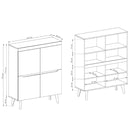 Nordi 2 Door Sideboard Cabinet in Oak Artisan