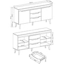 Nordi Large Sideboard Cabinet in Oak Artisan