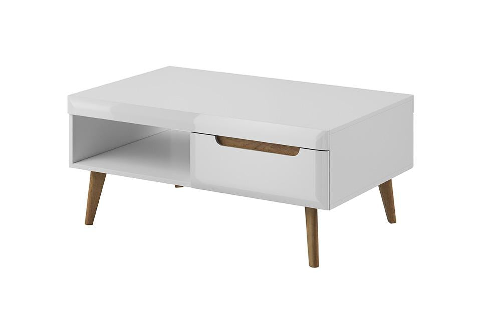 Nordi Coffee Table in White Gloss