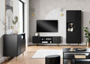 Nubia Highboard Cabinet 80cm in Black