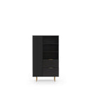 Nubia Highboard Cabinet 80cm in Black