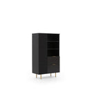 Nubia Highboard Cabinet 80cm in Black