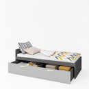 Pok PO-13 Bed with Drawer in Graphite