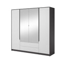 Sega Hinged Door Wardrobe 200cm in White