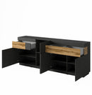 Silke 25 Sideboard Cabinet in Matera / Wotan Oak