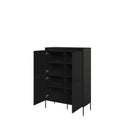 Trend TR-03 Highboard Cabinet 98cm in Black Matt