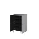 Trend TR-03 Highboard Cabinet 98cm in Grey Matt