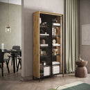 Trend TR-07 Tall Display Cabinet 92cm in Oak Artisan