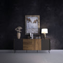 Prestigo Large Sideboard Cabinet 200cm in Oak Walnut
