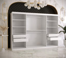 Ramiro I Sliding Door Wardrobe 250cm in White