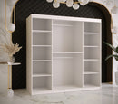 Ramiro I Sliding Door Wardrobe 180cm in White