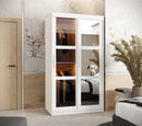 Parma II Sliding Door Wardrobe 100cm in White