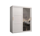 Ramiro II Sliding Door Wardrobe 150cm in White