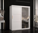Ramiro II Sliding Door Wardrobe 150cm in White
