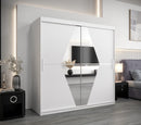 Boliwia Sliding Door Wardrobe 200cm in White