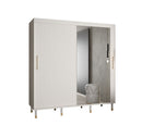Mora II Sliding Door Wardrobe 200cm in White