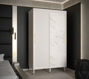 Mora Sliding Door Wardrobe 120cm in White
