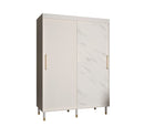 Mora Sliding Door Wardrobe 150cm in White