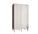 Mora Sliding Door Wardrobe 120cm in White