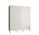 Mora Sliding Door Wardrobe 180cm in White