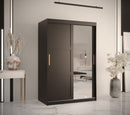 Ramiro II Sliding Door Wardrobe 120cm in Black