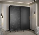 Tromso Sliding Door Wardrobe 180cm in Black