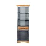 Metropolis Industrial Narrow Bookcase