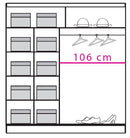Dome DO6 Sliding Door Wardrobe in Oak Sonoma 200cm
