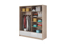 Aria II Sliding Door Wardrobe 184cm in White