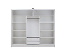 Havana ID-11 Sliding Door Wardrobe 250cm in White Matt
