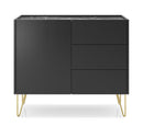 Harmony Sideboard Cabinet 97cm in Black