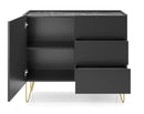 Harmony Sideboard Cabinet 97cm in Black