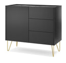 Harmony Sideboard Cabinet 97cm in Black