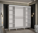 Mora II Sliding Door Wardrobe 200cm in White
