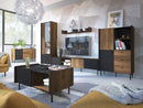 Prestigo Large Sideboard Cabinet 200cm in Oak Walnut