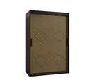 Kair I Sliding Door Wardrobe 120cm in Black