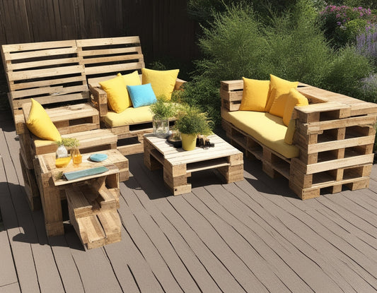 How to Make Pallet Garden Furniture