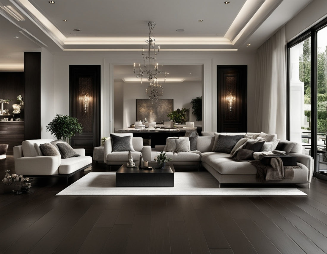 Living Room Furniture Ideas for Dark Wood Floors