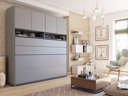 BC-10 Over Bed Unit for Horizontal Wall Bed Concept In Oak Artisan