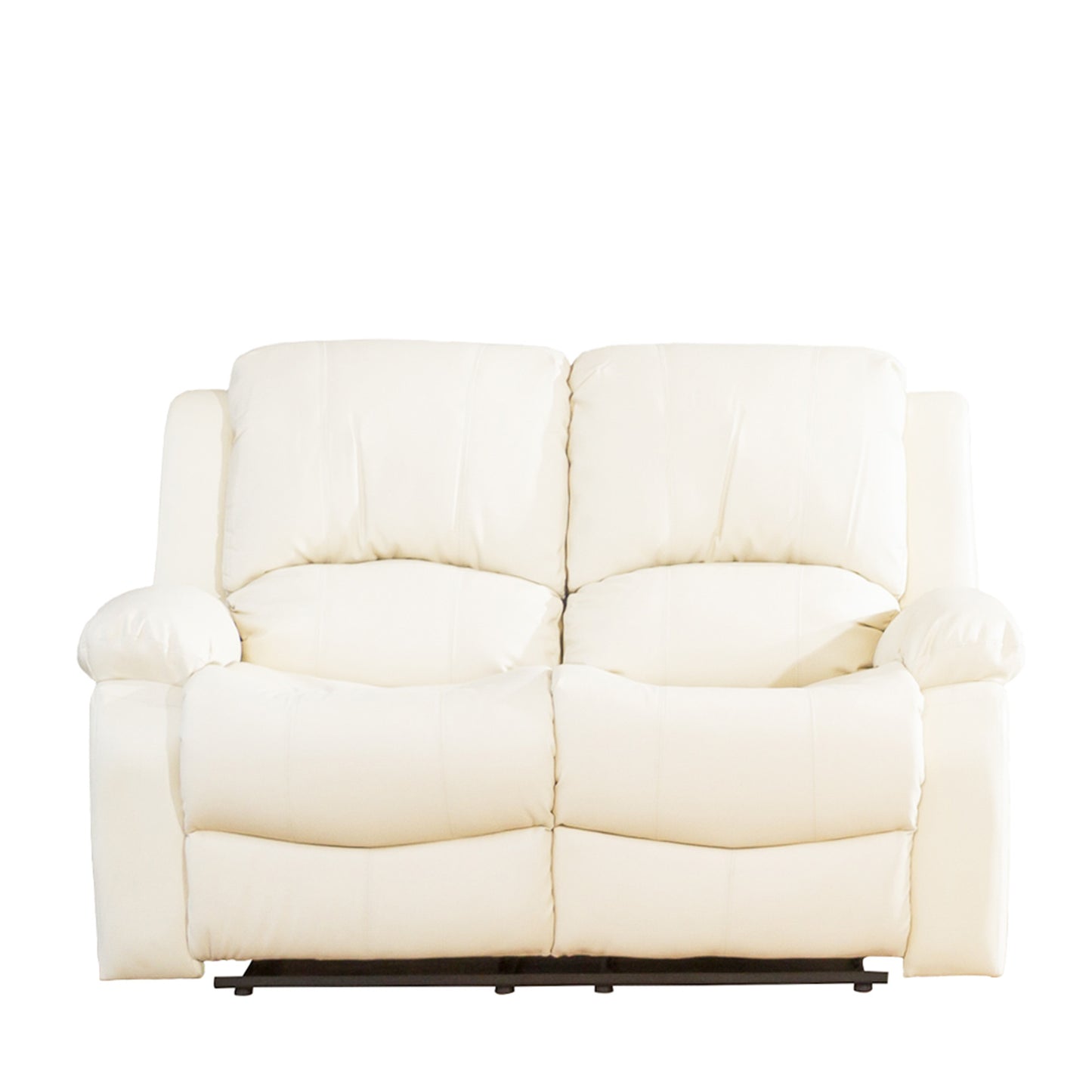 Stylish Two-Seater Recliner Sofa – Perfect for Relaxation in Compact Spaces in Cream