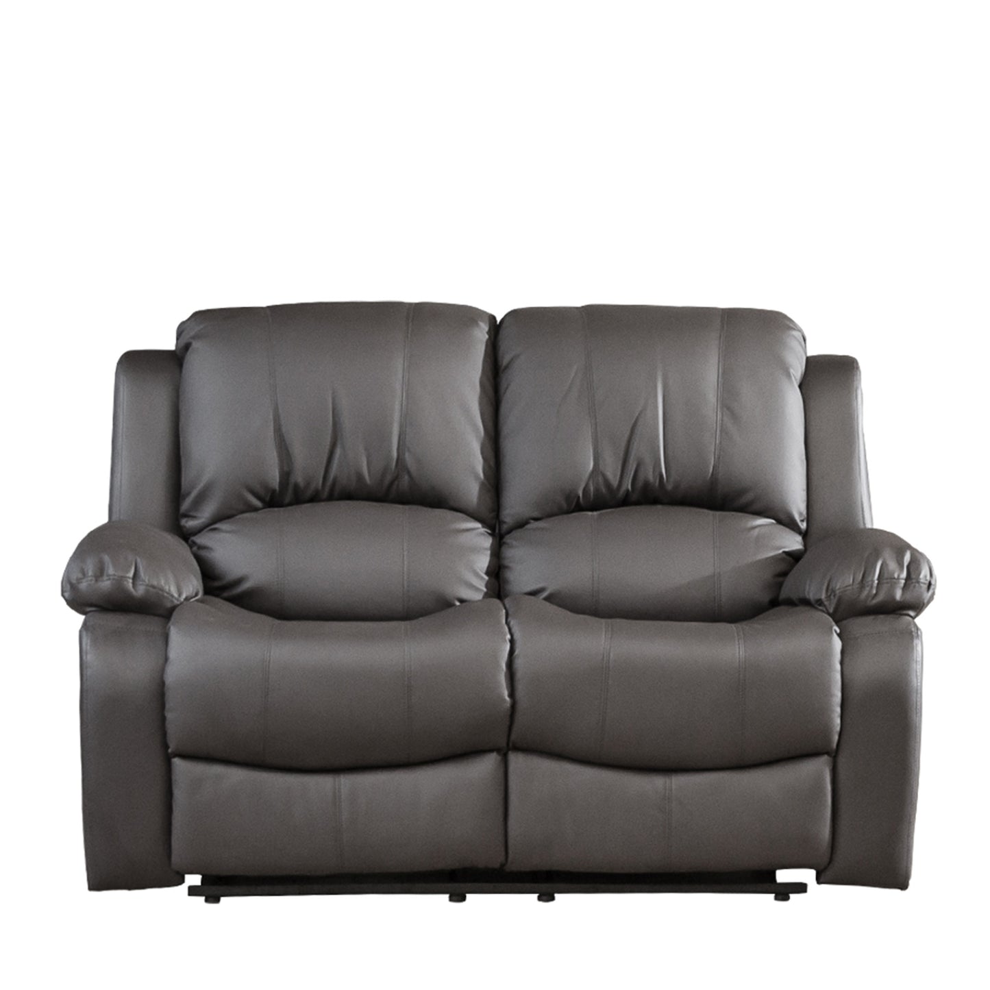 Stylish Two-Seater Recliner Sofa – Perfect for Relaxation in Compact Spaces in Grey