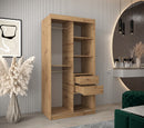 Verona 01 Sliding Door Wardrobe 100cm in Oak Artisan