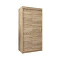 Tokyo Sliding Door Wardrobe 100cm in Oak Sonoma