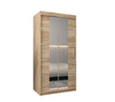 Verona 04 Sliding Door Wardrobe 100cm in Oak Sonoma