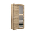 Tokyo II Sliding Door Wardrobe 100cm in Oak Sonoma